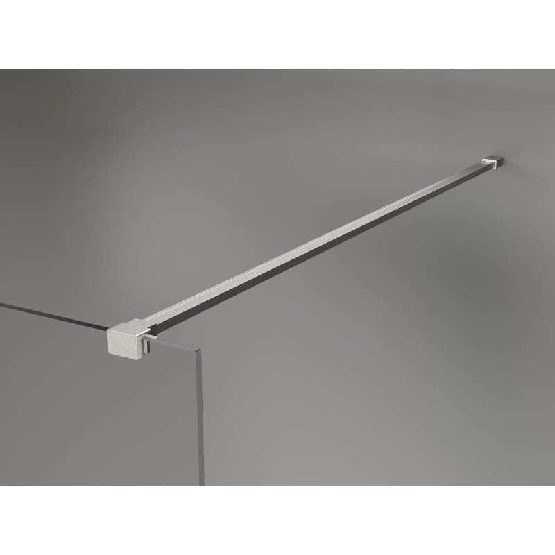 Mexen Lunar shower wall Walk-in right 50 x 200 cm, transparent 8 mm, brushed nickel - 830-050-000-97-00-P