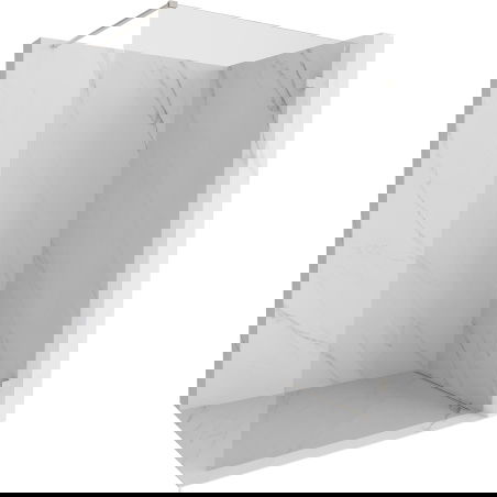 Mexen Lunar shower wall Walk-in right 80 x 200 cm, transparent 8 mm, brushed nickel - 830-080-000-97-00-P