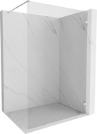 Mexen Lunar shower wall Walk-in right 140 x 200 cm, transparent 8 mm, brushed nickel - 830-140-000-97-00-P
