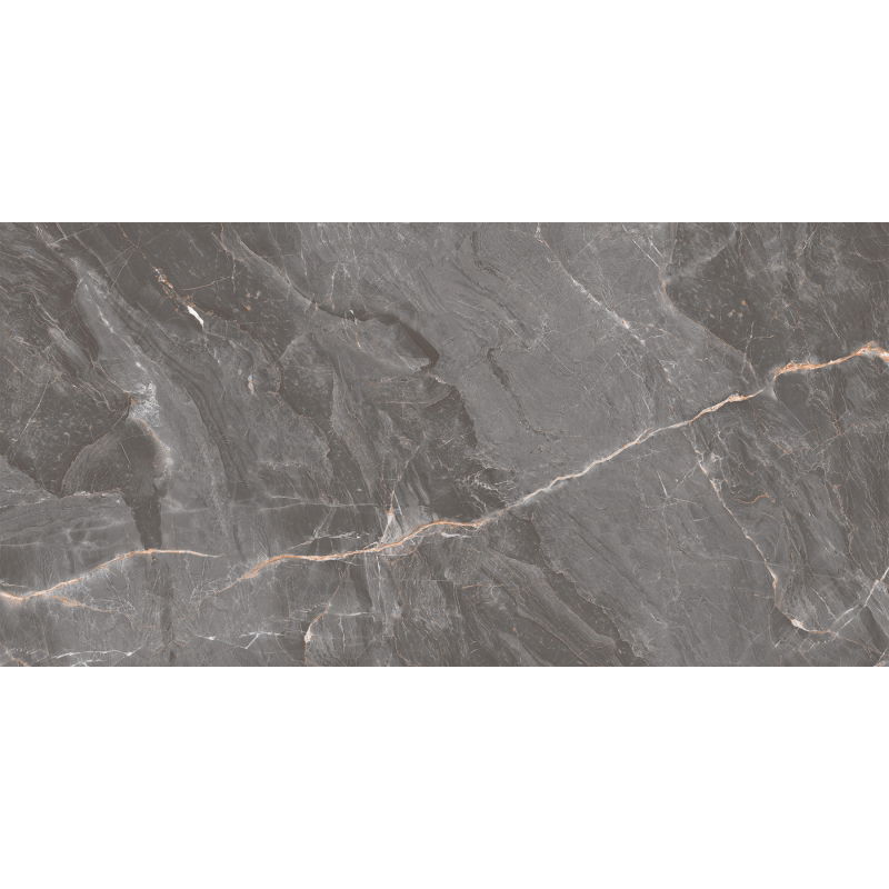 Mexen Jerico Nero glazed porcelain rectified G1, floor-wall tile 120 x 60 cm, carving - TL435-120-060-01