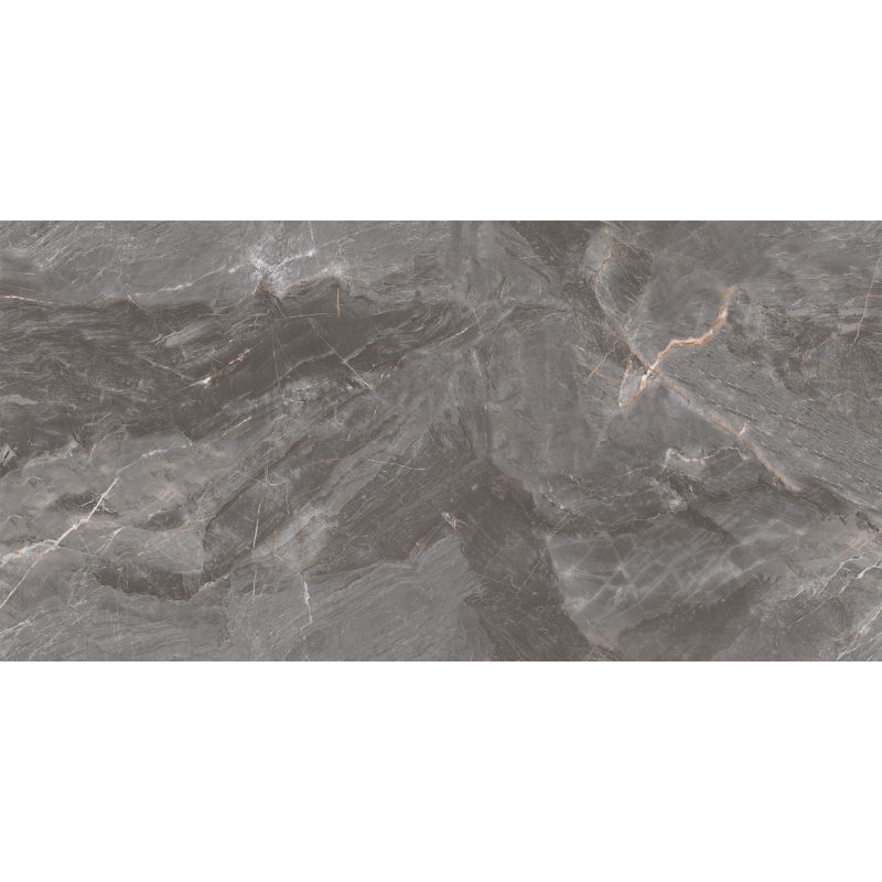 Mexen Jerico Nero glazed porcelain rectified G1, floor-wall tile 120 x 60 cm, carving - TL435-120-060-01