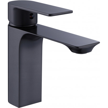 Mexen Alexa washbasin faucet, black - 71200-70