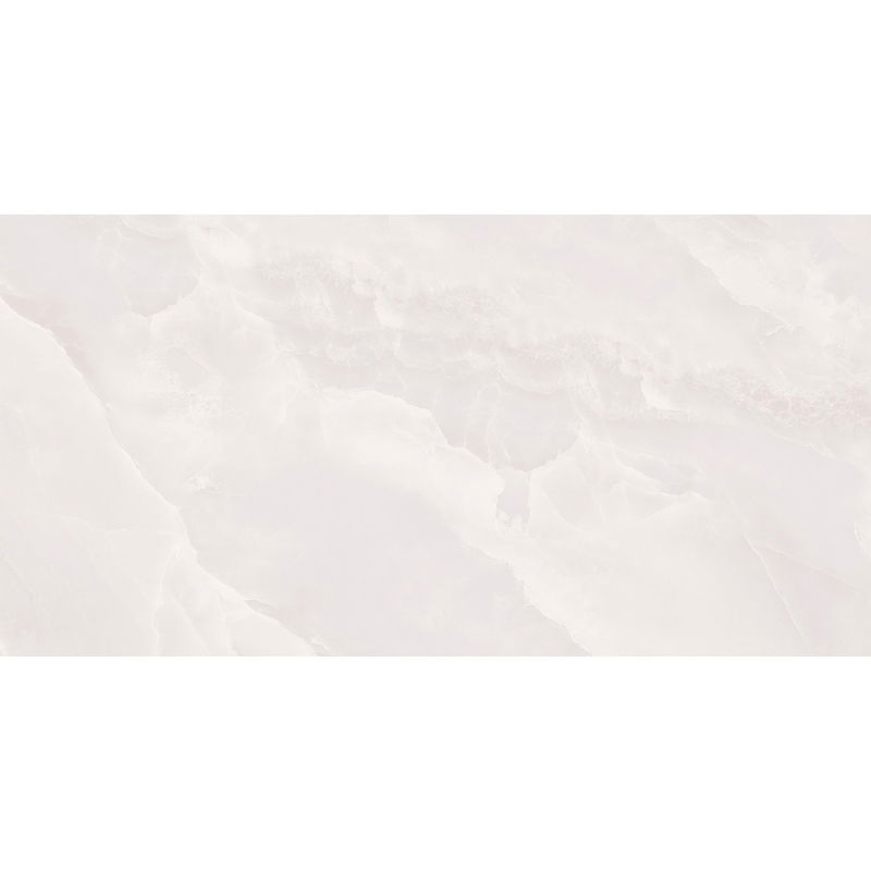 Mexen Polano White glazed rectified G1 tile, floor-wall 120 x 60 cm, glossy - TL108-120-060-04