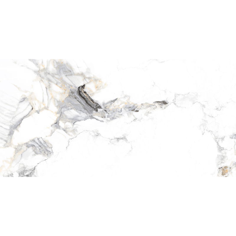 Mexen Nolte Gold glazed rectified porcelain tile G1, floor-wall tile 120 x 60 cm, gloss - TL111-120-060-00