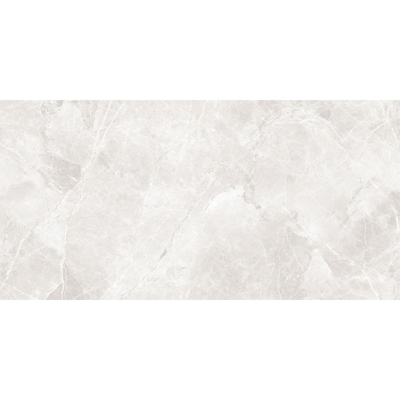 Mexen Eternity Bianco glazed rectified porcelain stoneware tile G1, wall and floor tile 120 x 60 cm, gloss - TL112-120-060-00