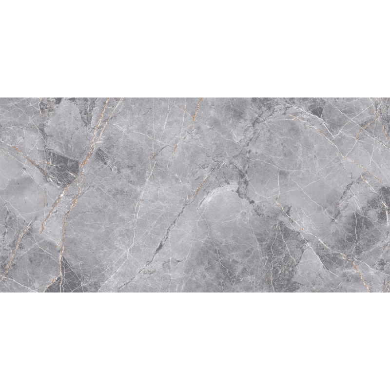 Mexen Eternity Gray Glazed Rectified Porcelain Tile G1, Floor-Wall Tile 120 x 60 cm, Gloss - TL112-120-060-01