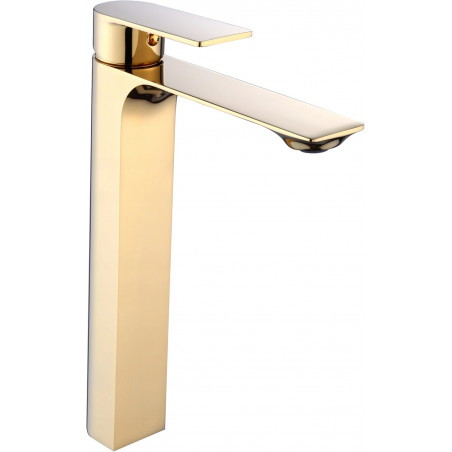 Mexen Alexa high washbasin faucet, gold - 71210-50
