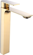 Mexen Alexa high washbasin faucet, gold - 71210-50