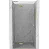 Mexen Lunar left hinged shower door 95 cm, transparent, brushed gold - 834-095-000-55-00-L