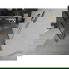 Mexen Kioto free-standing shower screen 110 x 200 cm, Transparent/Black pattern 8 mm, Gold - 800-110-002-50-77