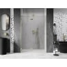 Mexen Lunar shower door swinging left 135 cm, transparent, gold brushed - 834-135-000-55-00-L