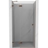 Mexen Lunar shower door, left hinged, 75 cm, transparent, rose gold - 834-075-000-60-00-L