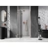 Mexen Lunar Left 115 cm Shower Door, Transparent, Rose Gold - 834-115-000-60-00-L