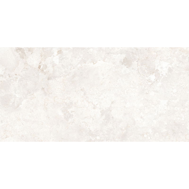 Mexen Tubac Bianco glazed rectified porcelain tile G1, floor and wall tile 120 x 60 cm, gloss - TL118-120-060-01