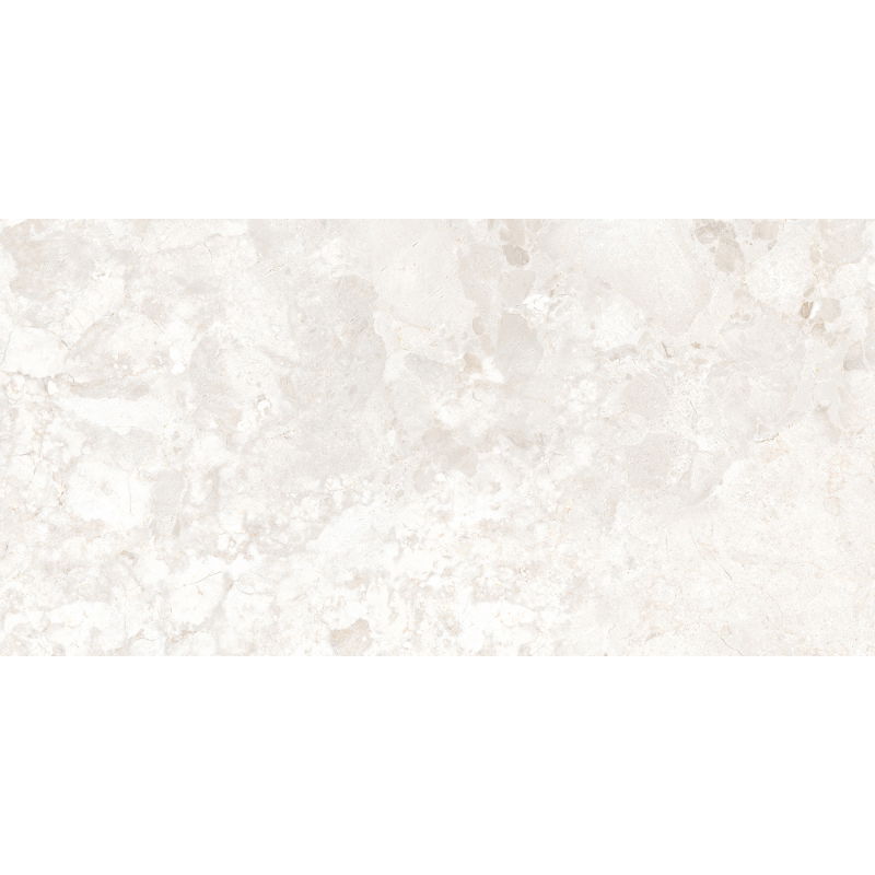 Mexen Tubac Bianco glazed rectified porcelain tile G1, floor and wall tile 120 x 60 cm, gloss - TL118-120-060-01