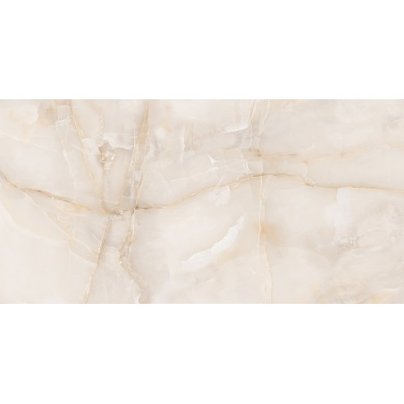 Mexen Robins Beige Glazed Rectified Porcelain Stoneware, Floor-Wall Tile 120 x 60 cm, Gloss - TL119-120-060-01