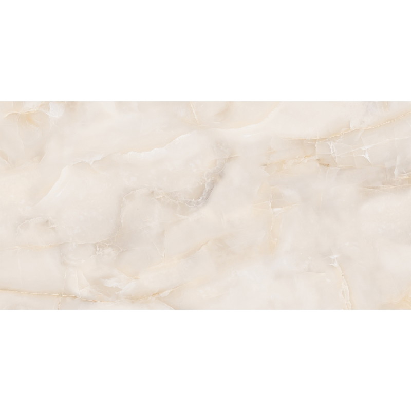 Mexen Robins Beige Glazed Rectified Porcelain Stoneware, Floor-Wall Tile 120 x 60 cm, Gloss - TL119-120-060-01