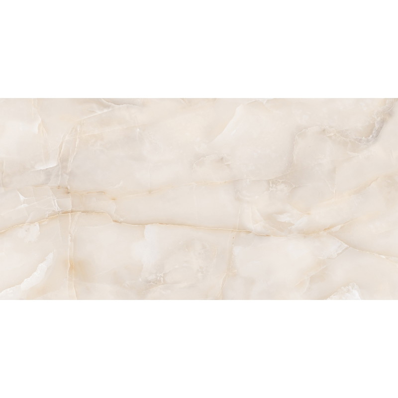Mexen Robins Beige Glazed Rectified Porcelain Stoneware, Floor-Wall Tile 120 x 60 cm, Gloss - TL119-120-060-01