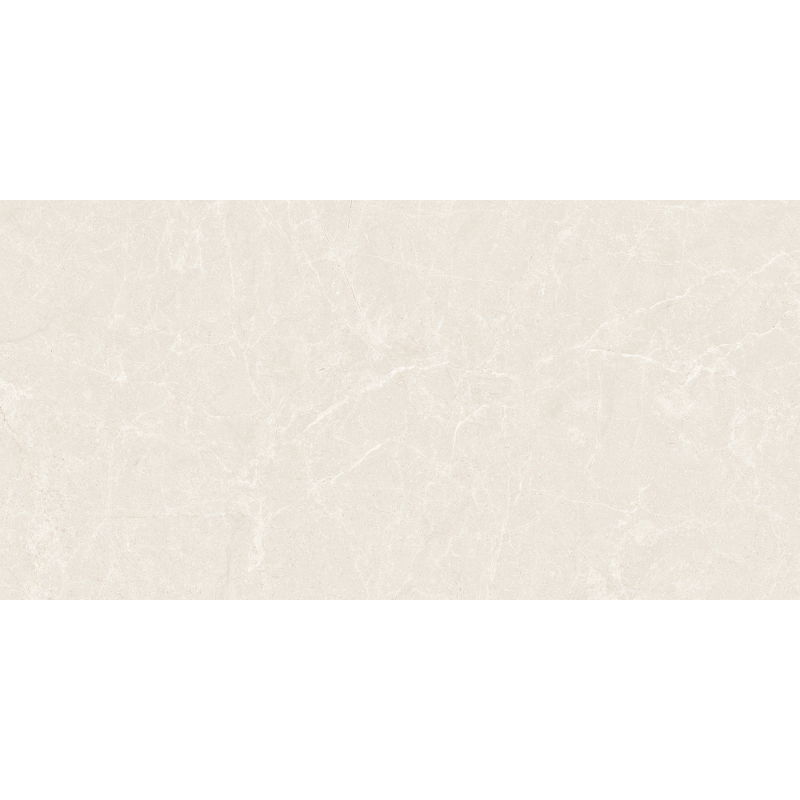 Mexen Bellisimo Bianco glazed rectified porcelain stoneware, floor and wall tile 120 x 60 cm, gloss - TL120-120-060-00