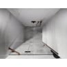 Mexen Lunar shower door left pivot 120 cm, transparent, brushed copper - 834-120-000-65-00-L