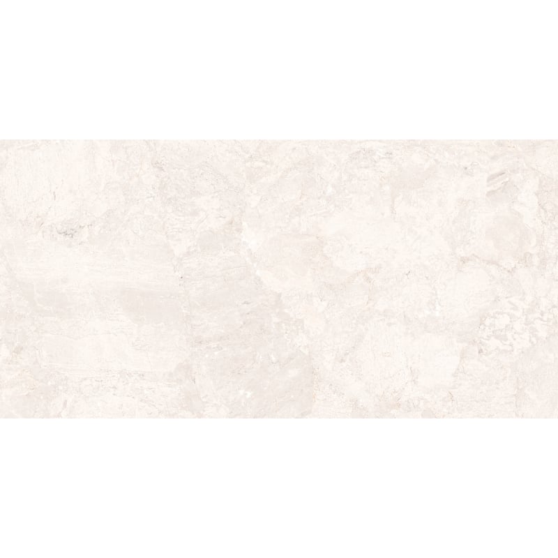 Mexen Artistic White glazed rectified ceramic tile G1, floor-wall tile 120 x 60 cm, gloss - TL121-120-060-02