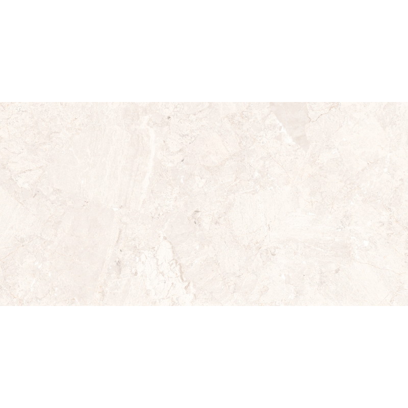 Mexen Artistic White glazed rectified tile G1, floor-wall tile 120 x 60 cm, gloss - TL121-120-060-02