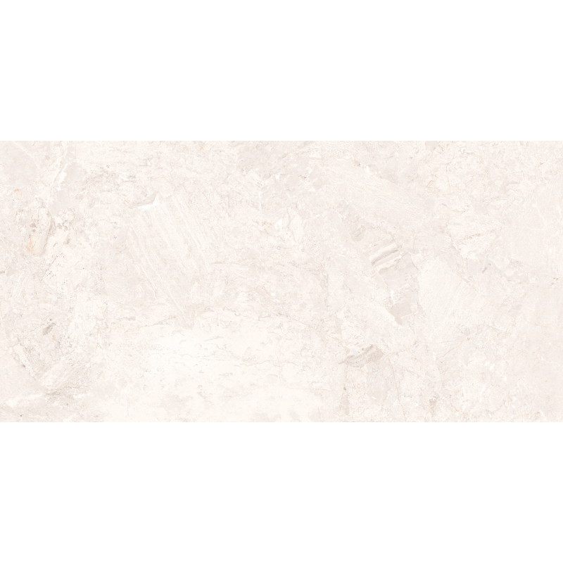 Mexen Artistic White glazed rectified tile G1, floor-wall tile 120 x 60 cm, gloss - TL121-120-060-02
