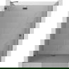 Mexen Lunar left swing shower door, 135 cm, transparent, brushed gun gray - 834-135-000-66-00-L