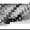 Mexen Lunar left swing shower door 130 cm, transparent, black - 834-130-000-70-00-L