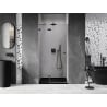 Mexen Lunar hinged shower door left 70 cm, transparent, gun metal - 834-070-000-95-00-L