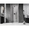 Mexen Lunar shower door hinged left 75 cm, transparent, gun metal - 834-075-000-95-00-L