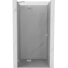 Mexen Lunar Left Hinged Shower Door 85 cm, Transparent, Brushed Nickel - 834-085-000-97-00-L