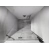 Mexen Lunar shower door swinging left 115 cm, transparent, brushed nickel - 834-115-000-97-00-L