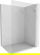 Mexen Lunar L Shower Screen Walk-in Right 120 x 200 cm, Transparent 8 mm, Chrome - 830L-120-000-01-00-P