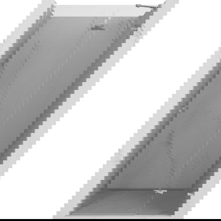 Mexen Lunar right hinged shower door 75 cm, transparent, chrome - 834-075-000-01-00-P