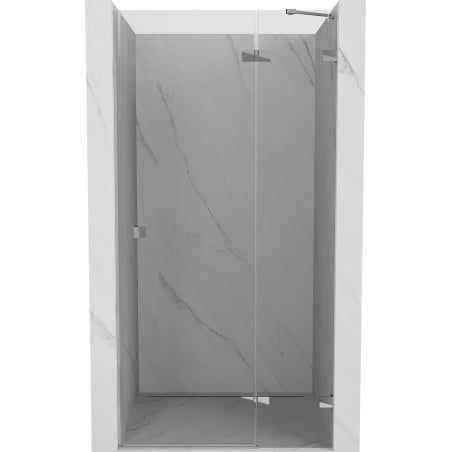 Mexen Lunar shower door hinged right 120 cm, transparent, chrome - 834-120-000-01-00-P