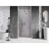 Mexen Lunar 125 cm Right Hinged Shower Door, Transparent, Chrome - 834-125-000-01-00-P