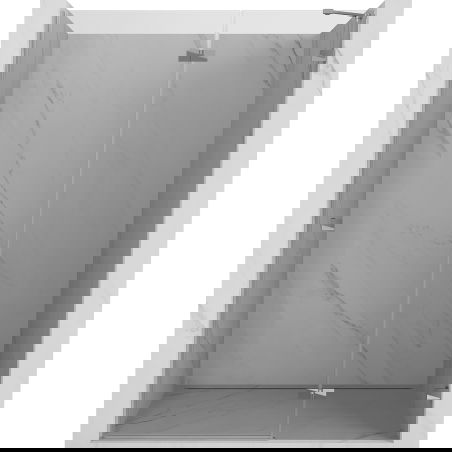 Mexen Lunar right-hinged shower door 135 cm, transparent, chrome - 834-135-000-01-00-P