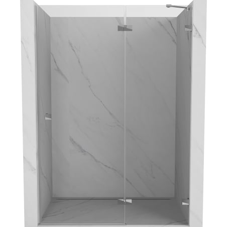 Mexen Lunar shower door, right hinged, 140 cm, transparent, chrome - 834-140-000-01-00-P