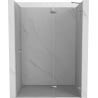 Mexen Lunar shower door, right hinged, 140 cm, transparent, chrome - 834-140-000-01-00-P