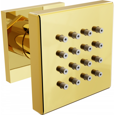 Mexen Cube surface-mounted side shower nozzle, gold - 79360-50