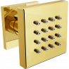 Mexen Cube surface-mounted side shower nozzle, gold - 79360-50