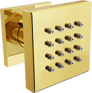 Mexen wall mounted side nozzle, Gold - 79360-50