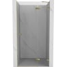Mexen Lunar right-hinged shower door 75 cm, transparent, gold - 834-075-000-50-00-P