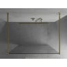 Mexen Kioto Freestanding Shower Screen 100 x 200 cm, White Pattern 8 mm, Gold - 800-100-002-50-85