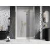 Mexen Lunar shower door swing right 130 cm, transparent, gold - 834-130-000-50-00-P
