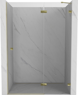 Mexen Lunar Shower Doors Right Hinged 135 cm, Transparent, Gold - 834-135-000-50-00-P