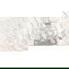 Mexen Limos White glazed rectified porcelain tile G1, floor and wall tile 120 x 60 cm, gloss - TL127-120-060-03