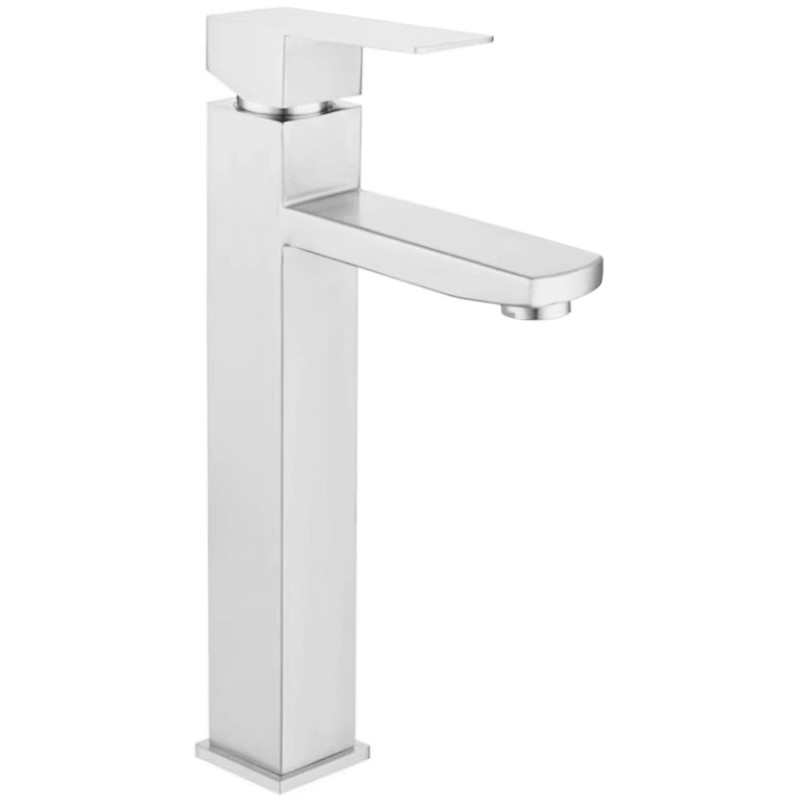 Mexen Emma high washbasin faucet, inox - 71910-00