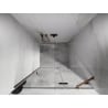 Mexen Lunar right swing shower door 100 cm, transparent, brushed copper - 834-100-000-65-00-P